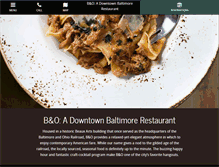 Tablet Screenshot of bandorestaurant.com